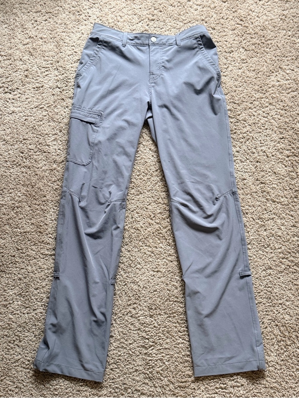REI Light Gray Womens Hiking Performance Cargo Pants Small